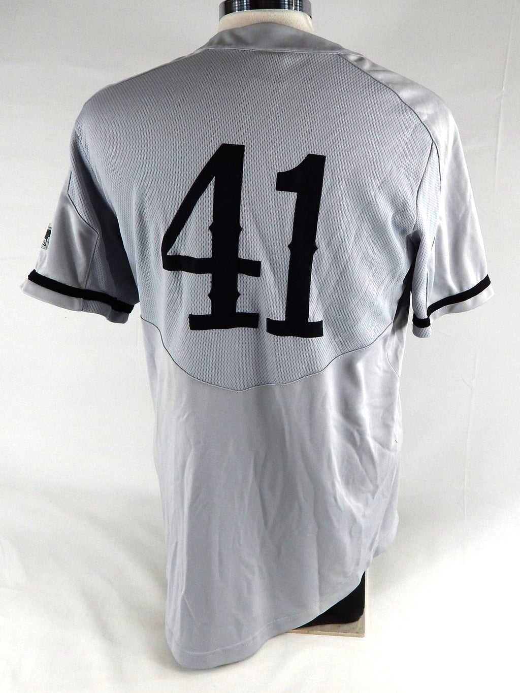 2018 Long Beach State Dirtbags #41 Game Used Grey Jersey Baseball L 900 Pic2