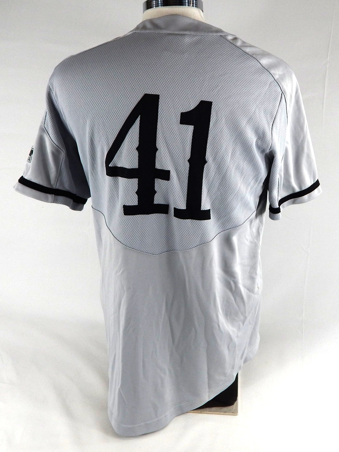 2018 Long Beach State Dirtbags #41 Game Used Grey Jersey Baseball L 900 Pic2