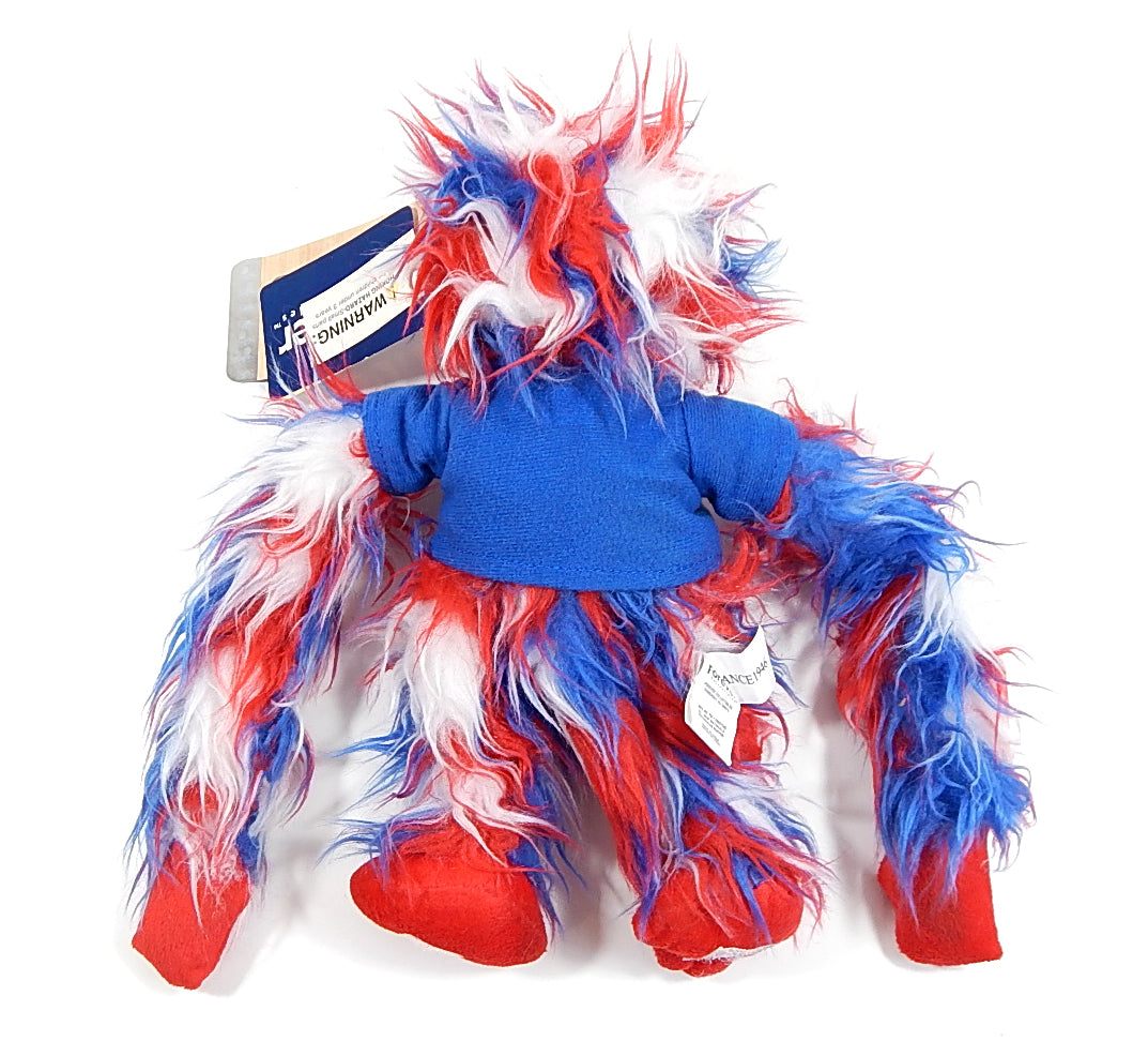 Detroit Pistons Fluffy Monkey Plush Stuffed Animal 10" Forever Collectibles New Pic2