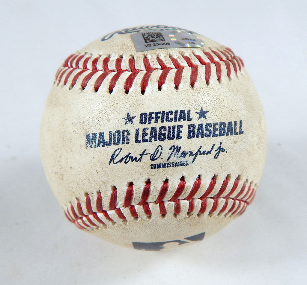 2023 Cubs Nationals Game Used Baseball Hayden Wesneski Luis Garcia PID 2