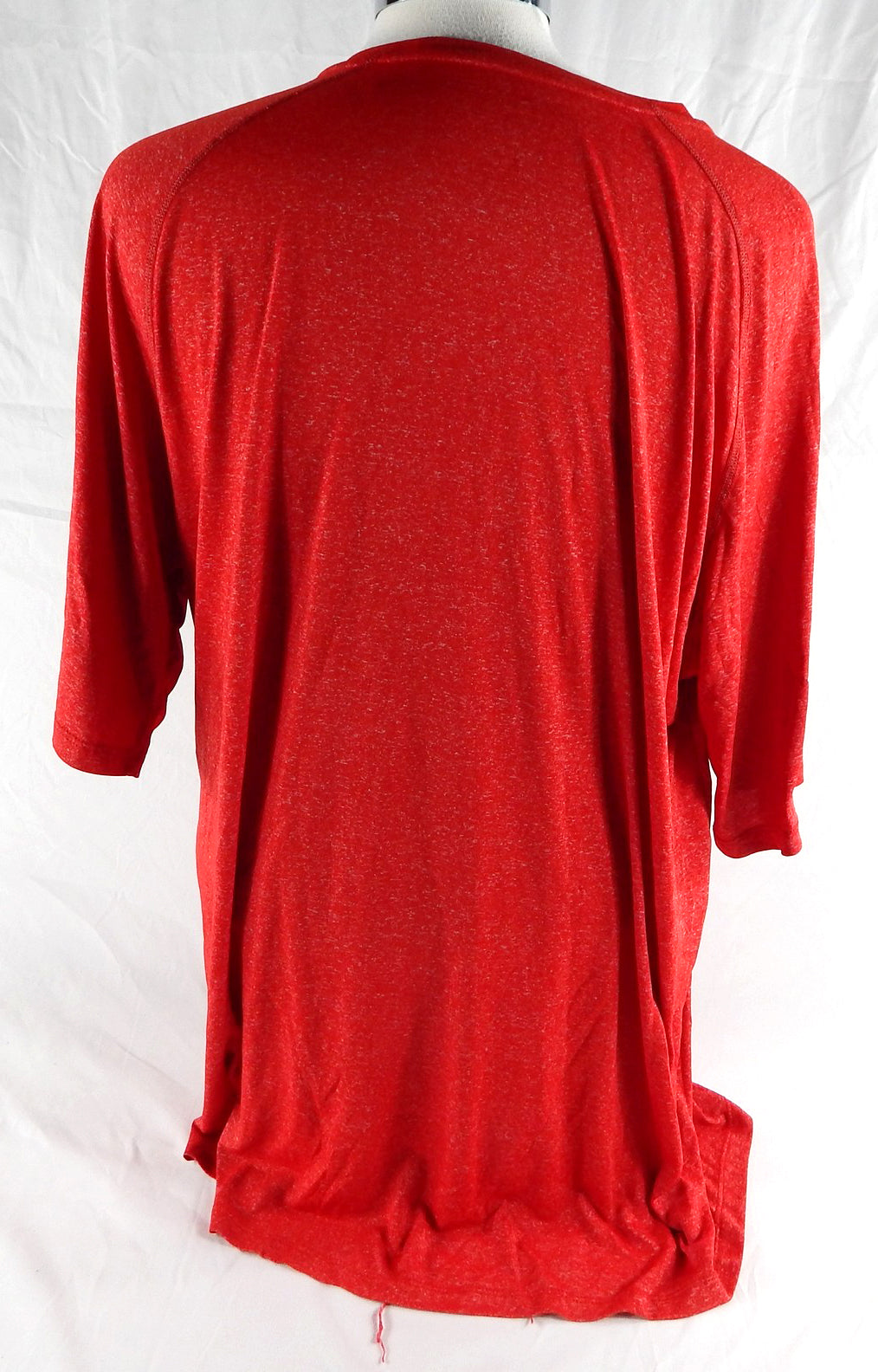 2010s Detroit Pistons #50 Game Used Red Training Shirt 2XL 921 Pic2