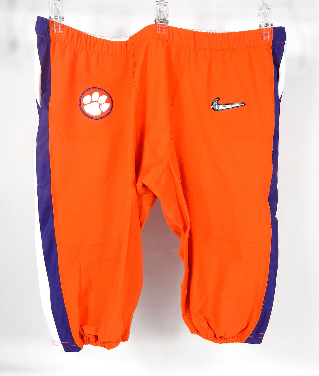 2016-18 Clemson Tigers Game Issued P Used Orange Pants College Playoffs 46 3S