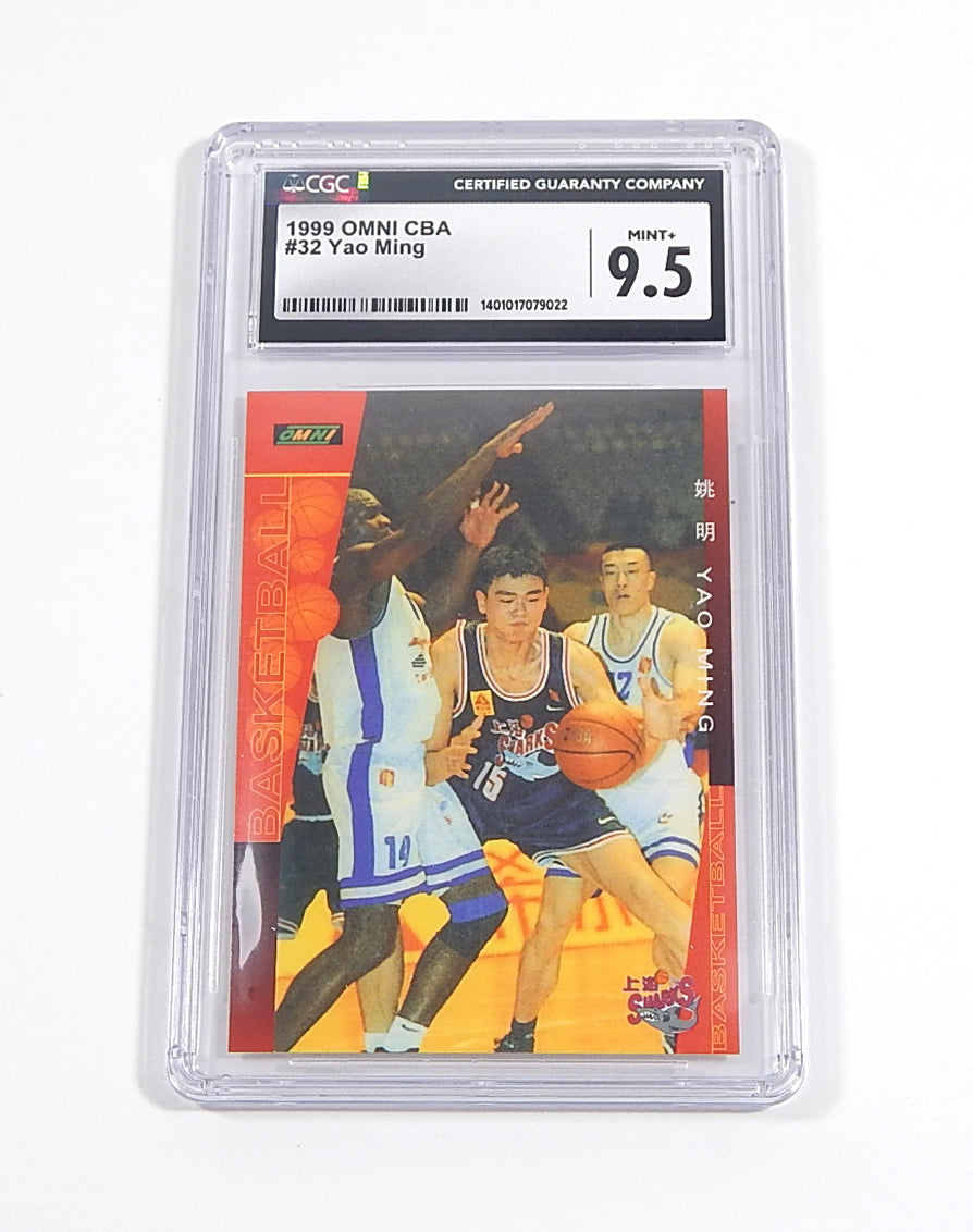 1999 Omni CBA Yao Ming RC #32 Rookie CGC 9.5