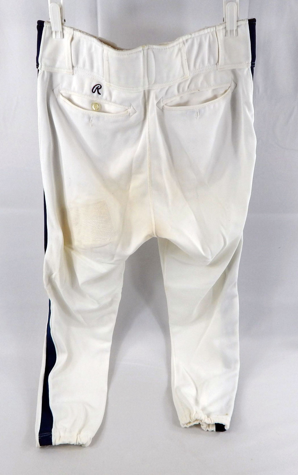 1991 Houston Astros Schiraldi Game Used White Pants 35 588 Pic2