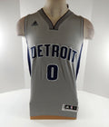 2016 Men Detroit Pistons Andre Drummond #0 Swingman Grey Jersey Adidas NWT S 44S