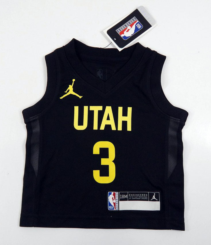 Toddler Utah Jazz Keyonte George #3 Black Jersey Statement Nike NWT 18m 55S