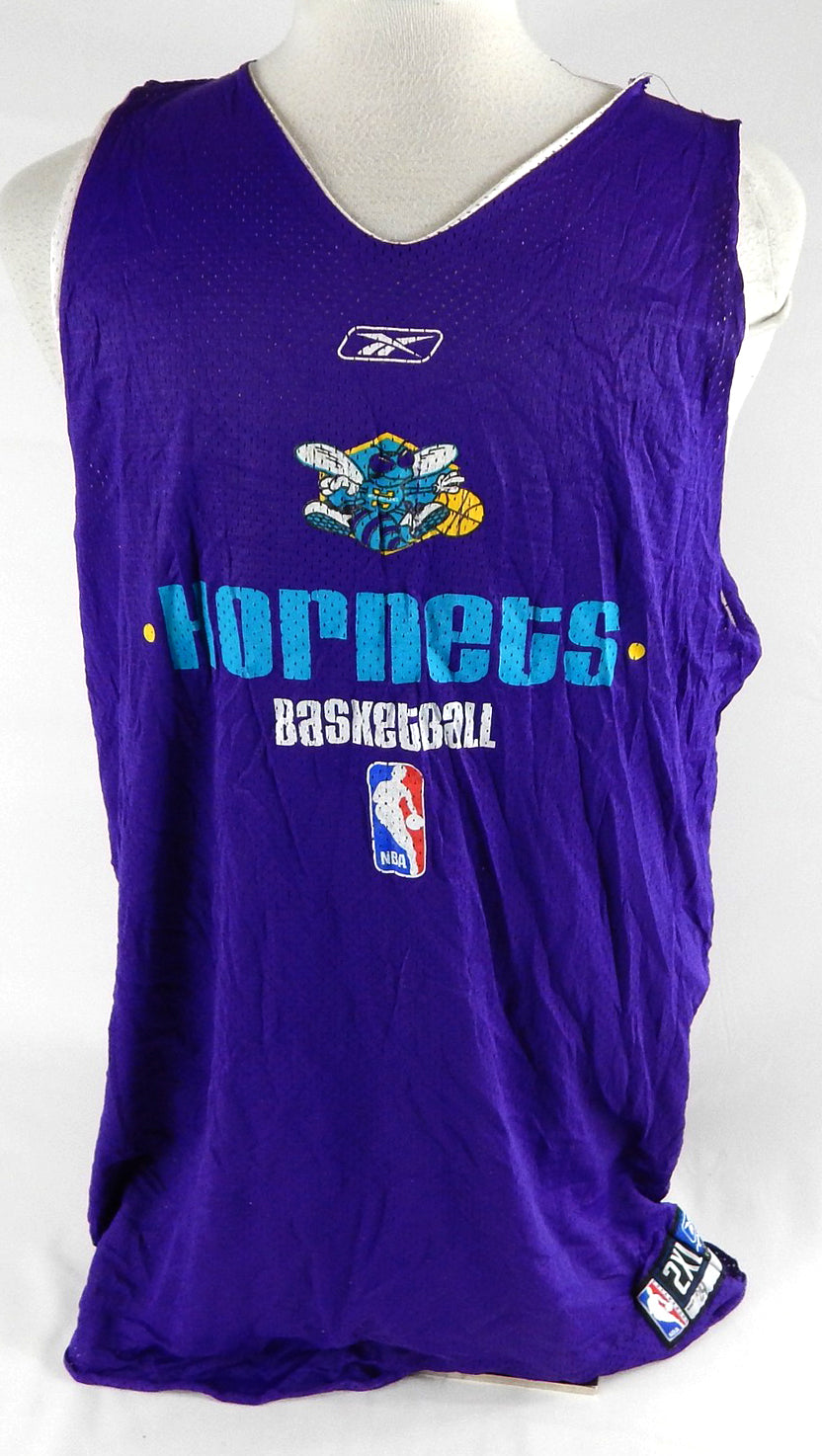 2002-06 2XL 017 New Orleans Hornets #24 Game Used Purple Practice Jersey