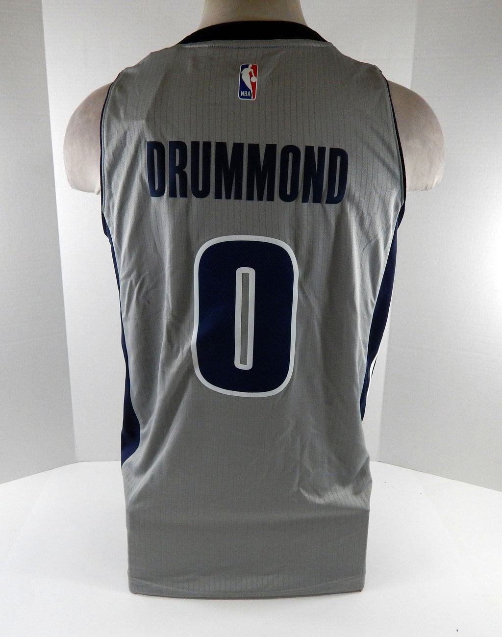 2016 Men Detroit Pistons Andre Drummond #0 Swingman Grey Jersey Adidas NWT M 45S Pic2