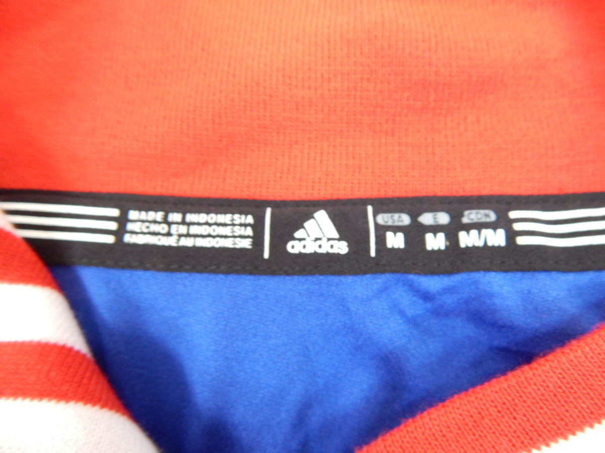 2014-15 Ladies Detroit Pistons Auth Red Jacket On-Court Adidas NWT M 11S Pic2