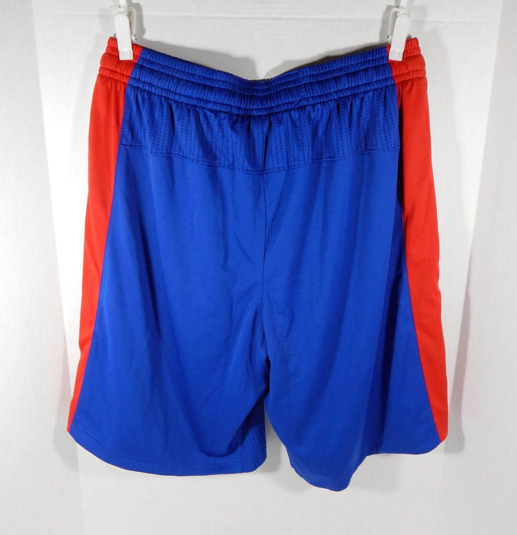 Detroit Pistons Game Issued Blue Shorts 2XL+2 DP68798 Pic2