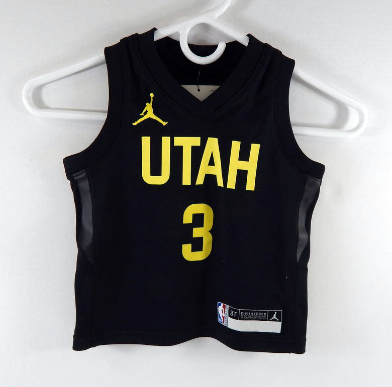 Toddler Utah Jazz Keyonte George #3 Black Jersey Statement Nike NWT 3T 57S