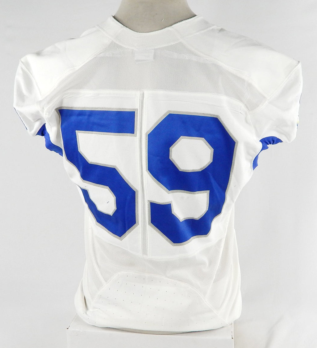 Air Force Falcons #59 Game Used White Jersey Name Plate Removed L 953 Pic2