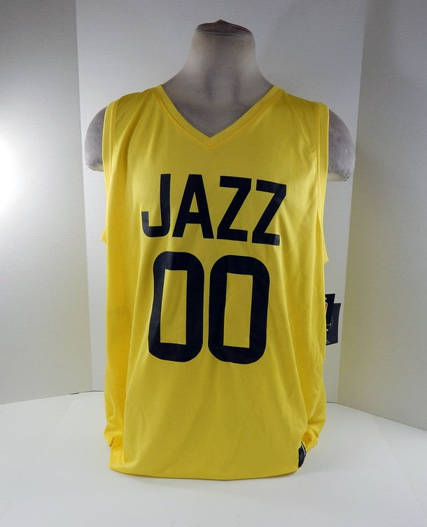 2022 Mens Utah Jazz Jordan Clarkson #0 Replica Yellow Jersey Fanatics NWT 2XL 7S