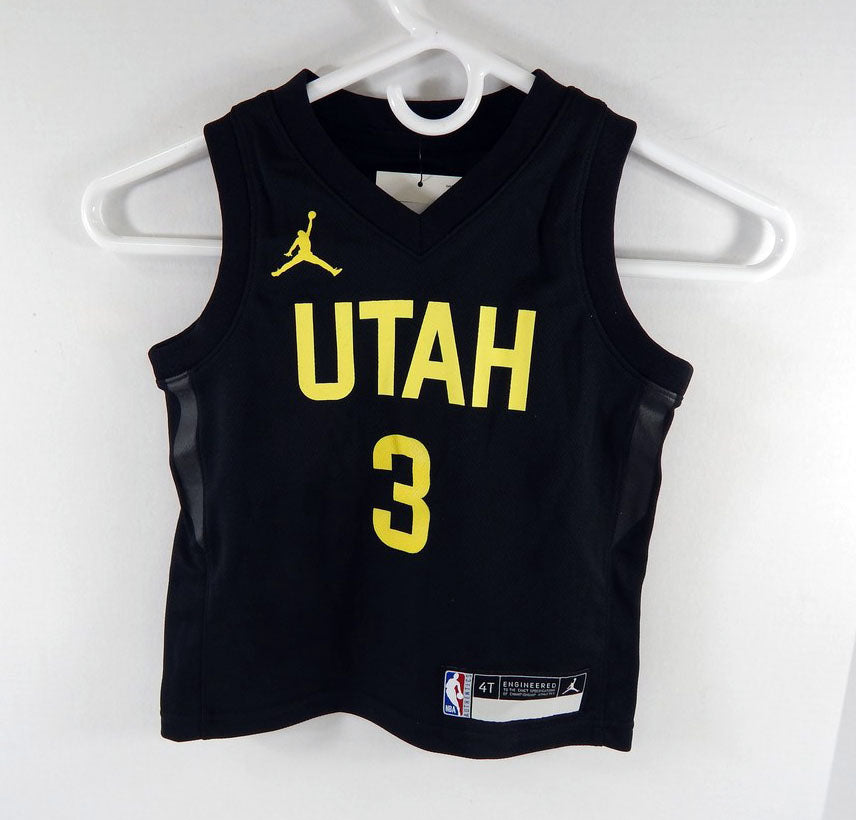 Toddler Utah Jazz Keyonte George #3 Black Jersey Statement Nike NWT 4T 58S