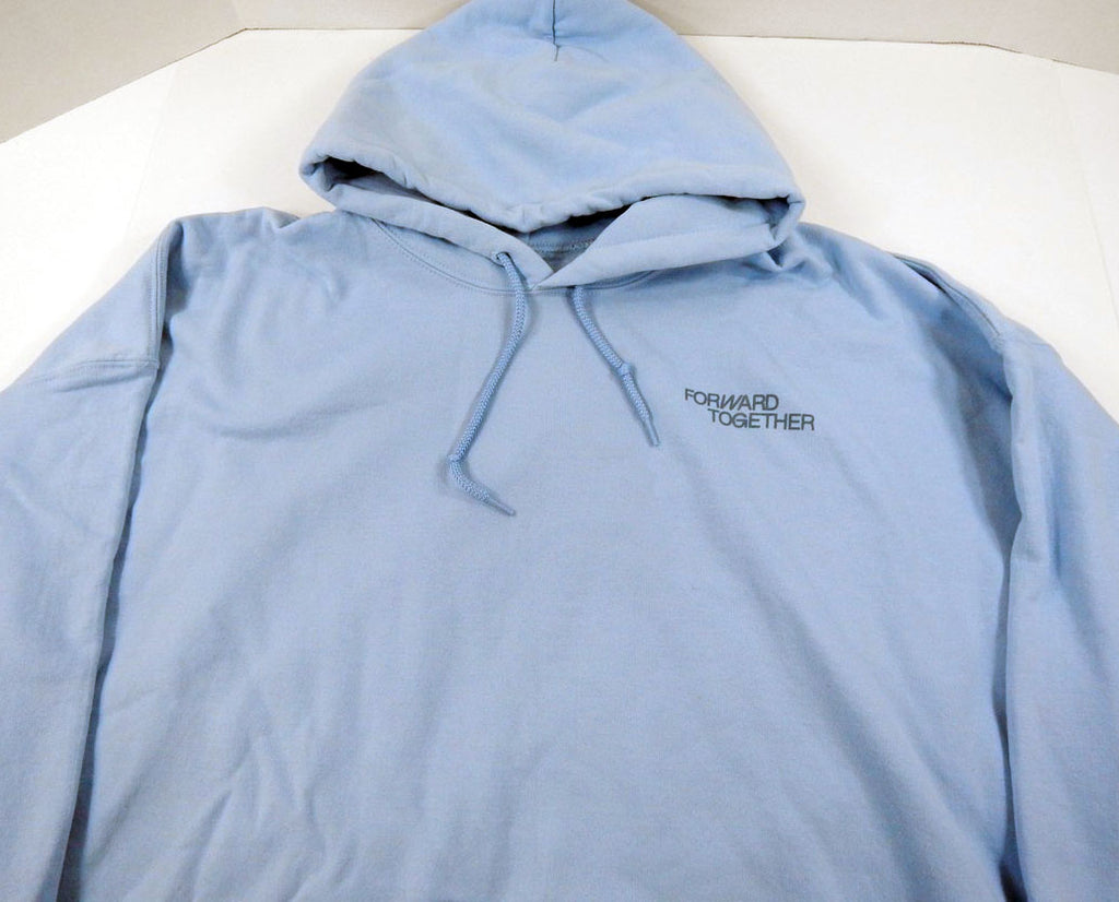 Men's Utah Mammoth Authentic Blue Hoodie Sweatshirt Forward Together NWT 2XL 1S Pic2