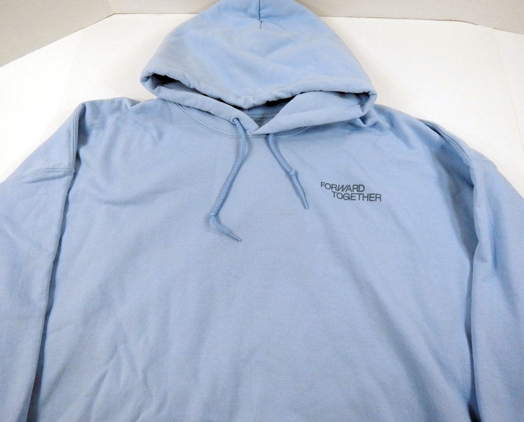Men's Utah Mammoth Authentic Blue Hoodie Sweatshirt Forward Together NWT 2XL 1S Pic2