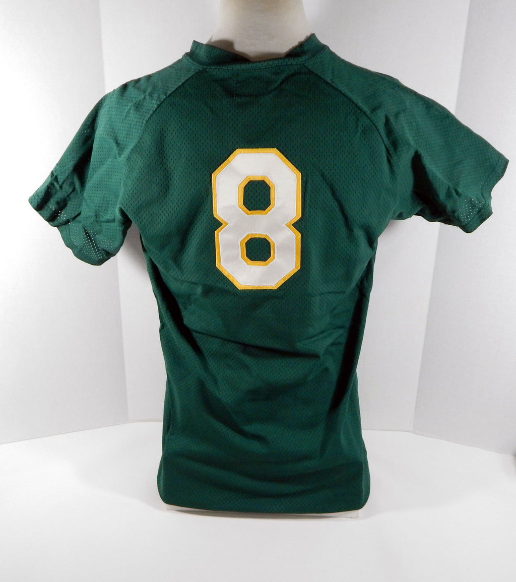 1990s Southern Oregon A's Athletics #8 Game Used Green Jersey Batting Practice 668