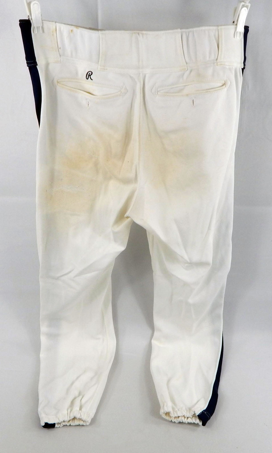 1991 Houston Astros Game Used White Pants 38 594 Pic2