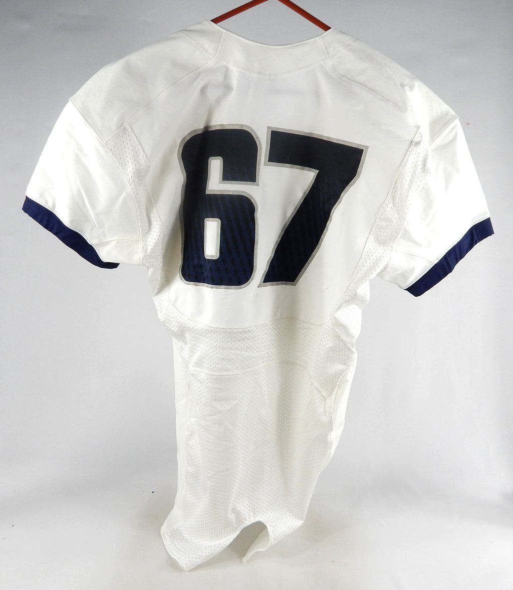 2013-15 Utah State Aggies #67 Game Used White Jersey NP R L 063 Pic2