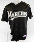 2003-06 Florida Marlins Willy Jo Ronda #8 Game Used Black Jersey BP L 910