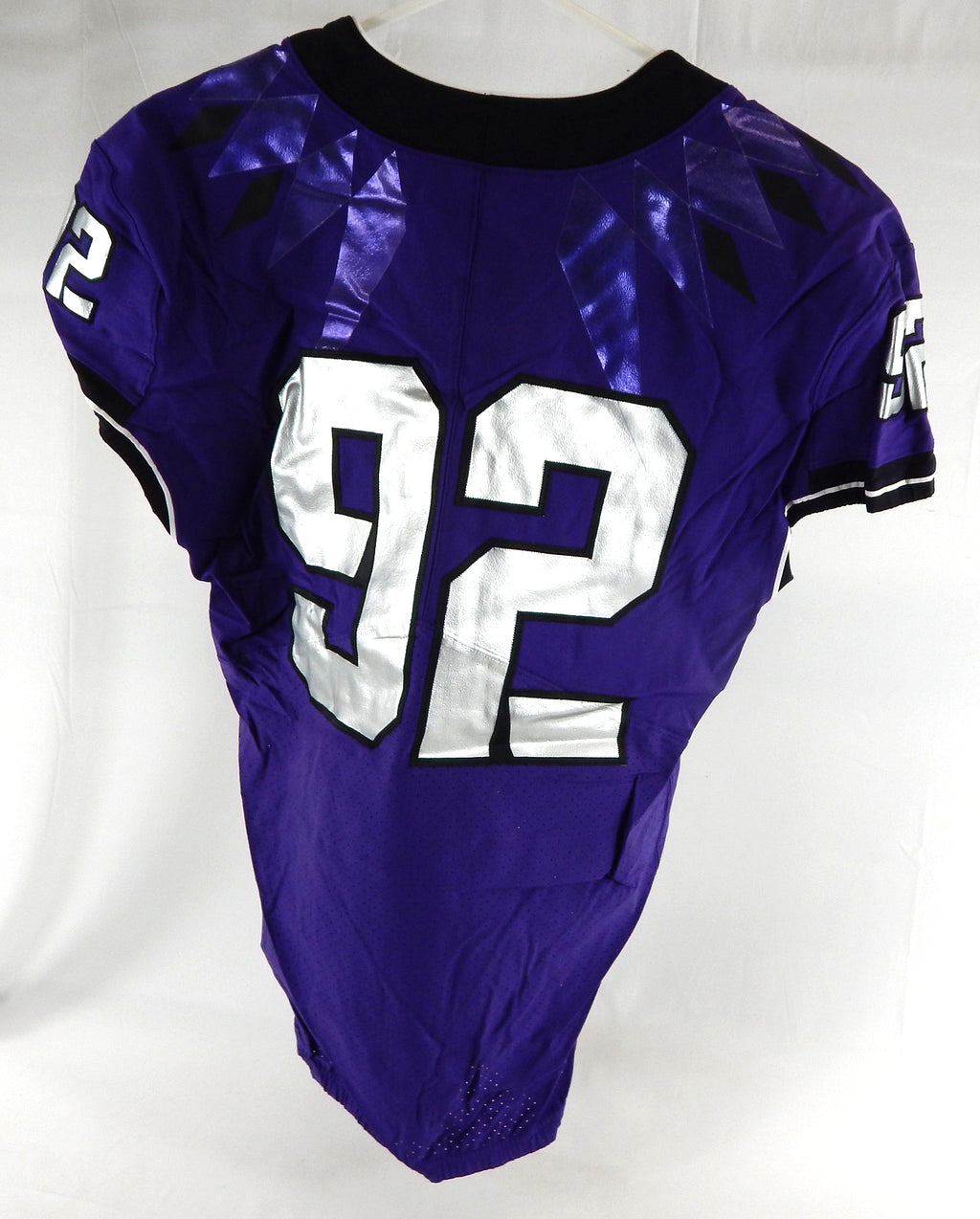 2019-24 Texas Christian TCU Frogs #92 Game Used Purple Jersey Football NP R 46 1 Pic2