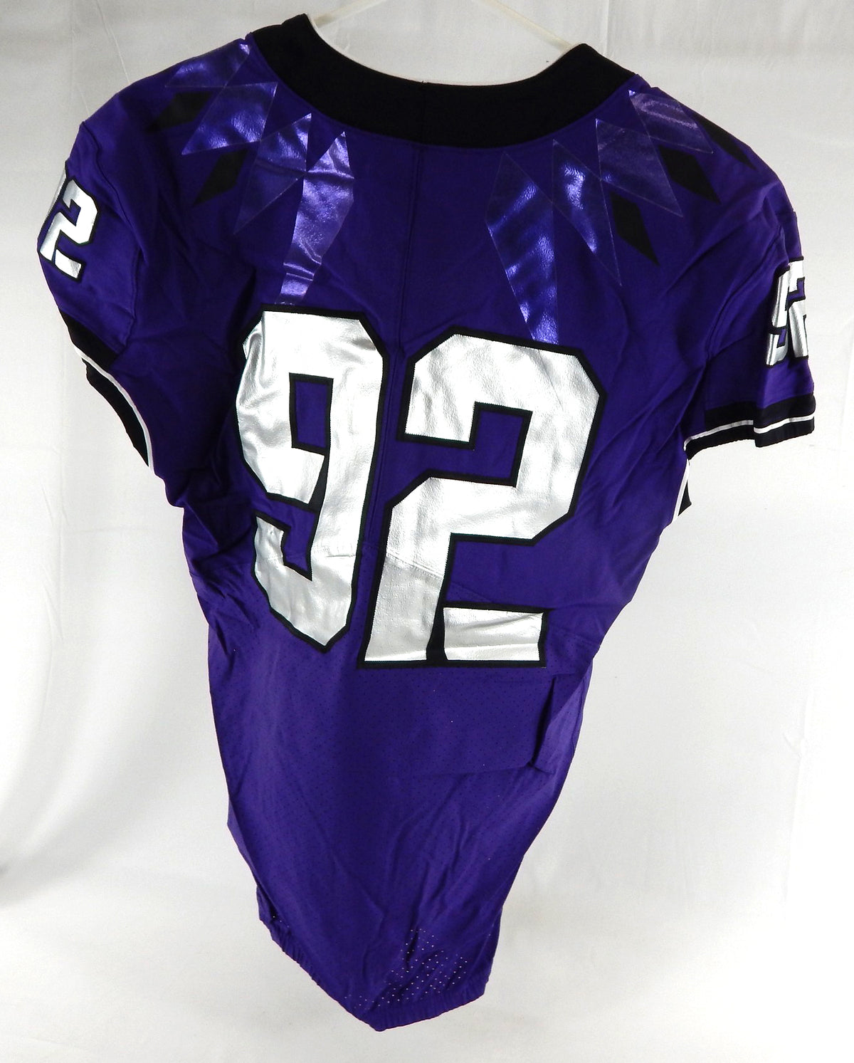 2019-24 Texas Christian TCU Frogs #92 Game Used Purple Jersey Football NP R 46 1 Pic2