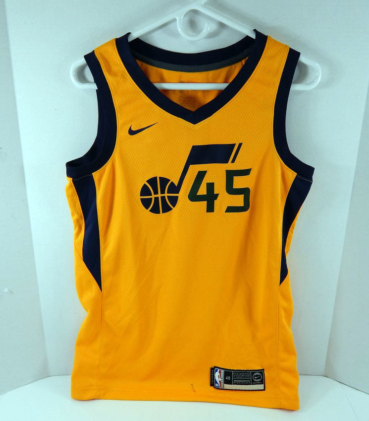 2019 Youth Utah Jazz Donovan Mitchell #45 Swingman Yellow Jersey Nike NWT S 17S