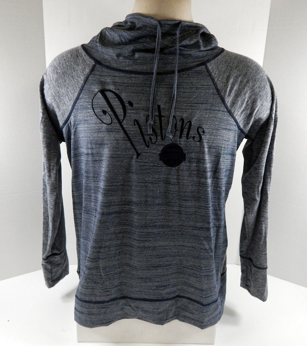 2015-16 Ladies Detroit Pistons Blue Groove Pullover Shirt Antigua NWT XL 355S