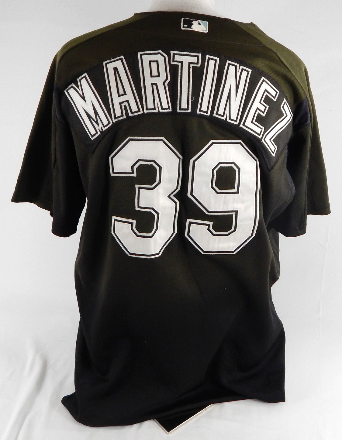 2003-06 Florida Marlins Martinez #39 Game Used Black Jersey BP XL 911 Pic2