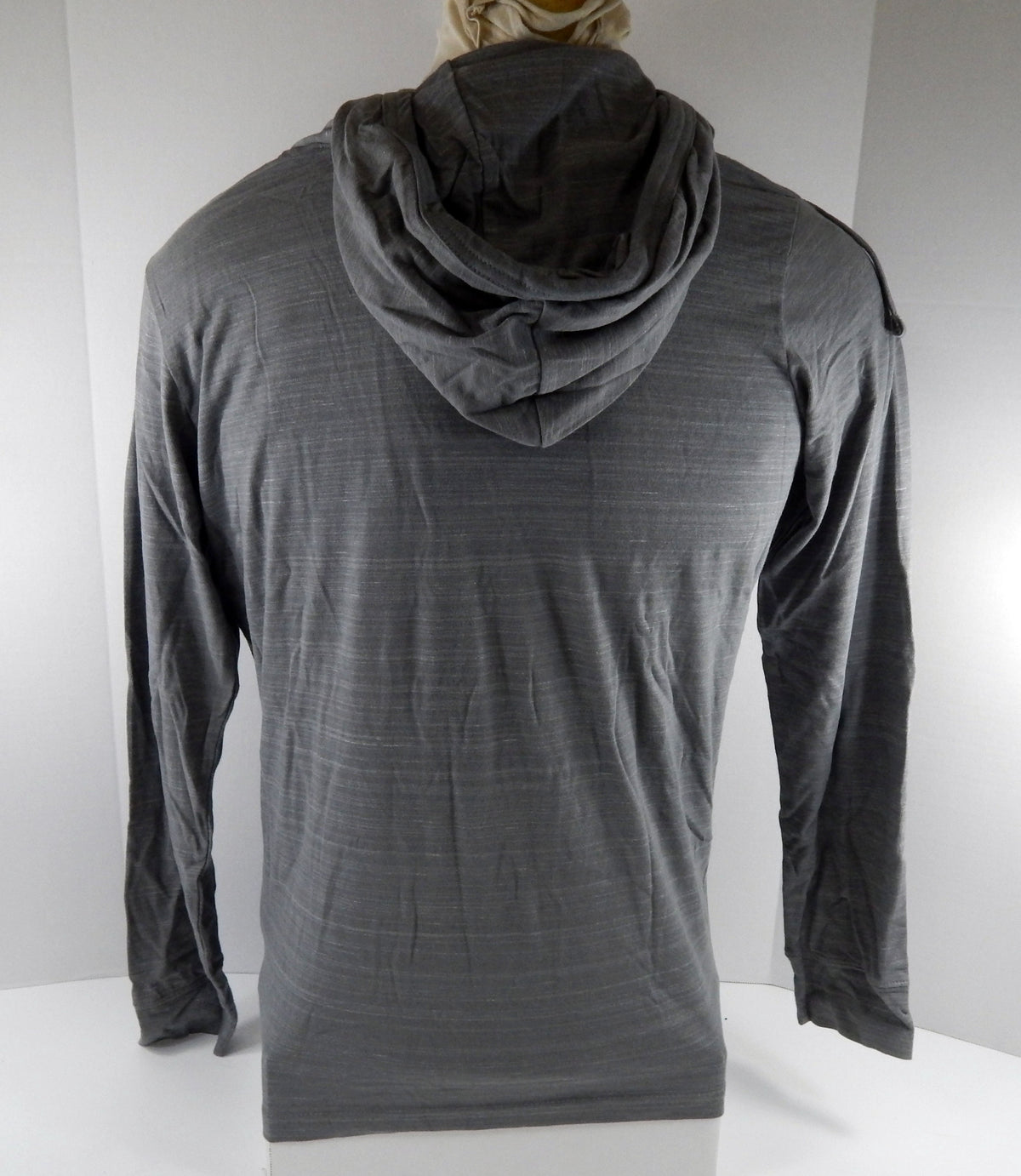Mens Detroit Pistons Auth Grey Pullover Hoodie Sweatshirt Antigua M 39S Pic2