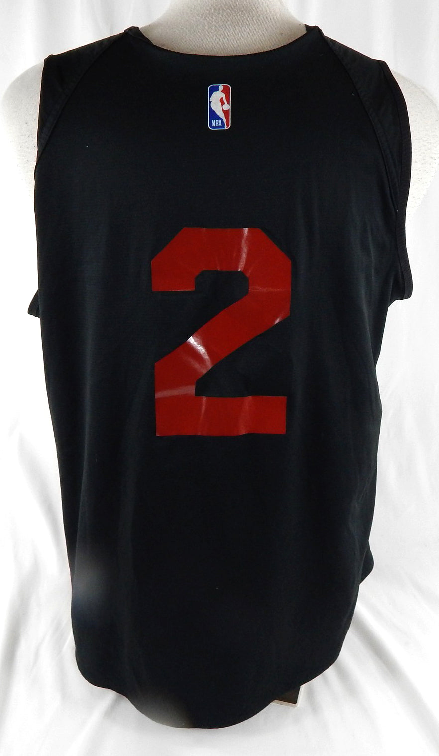 2025-26 Atlanta Hawks Keaton Wallace #2 Game Used Black Practice Jersey L 035 Pic2