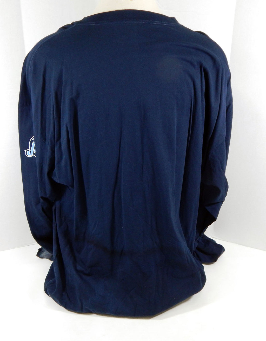 2005-06 Utah Jazz Game Issued Blue White Revsible Team Issued Shooting Shirt 75 Pic2