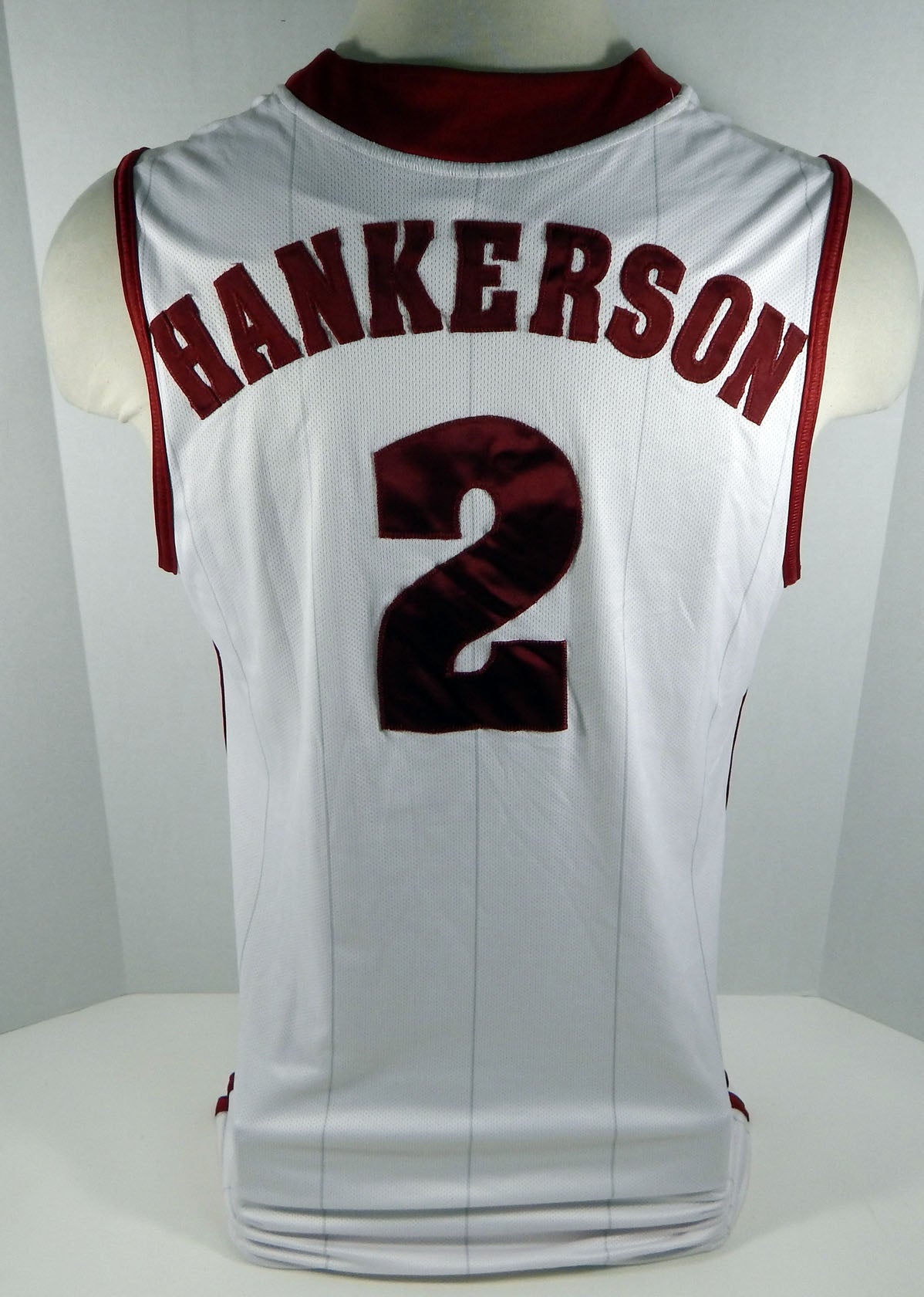 2011-12 Alabama Crimson Tide Charles Hankerson #2 Game Used White Jersey 0210