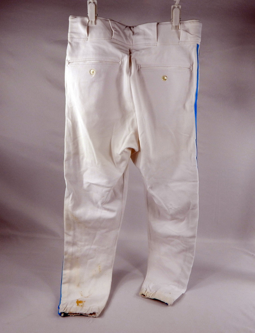1996 Toronto Blue Jays Game Used White Pants 33-33-26 950 Pic2