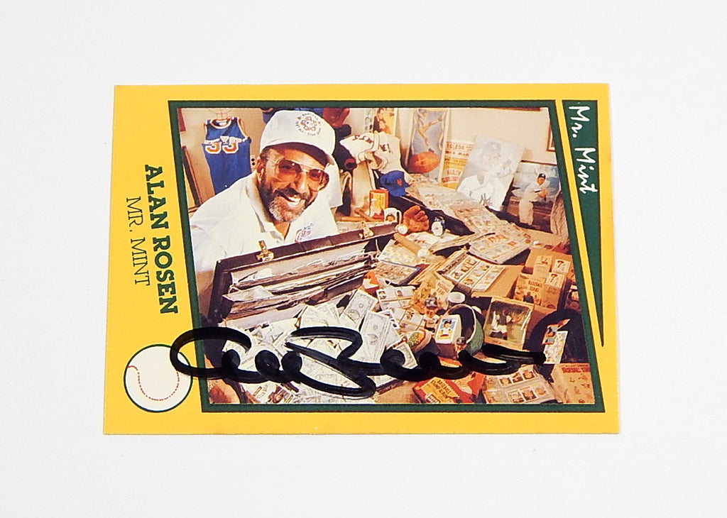 1990 Pacific Alan Rosen #1 Signed On Card Auto
