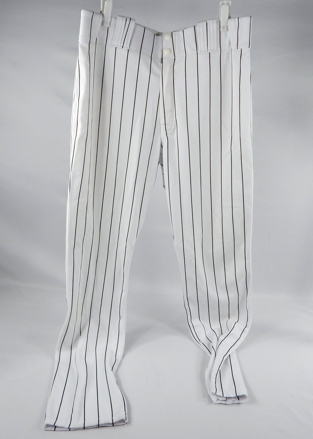 2005 Florida Marlins Game Used White Pinstripe Pants 34-33 951