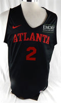 2025-26 Atlanta Hawks Keaton Wallace #2 Game Used Black Practice Jersey L 036
