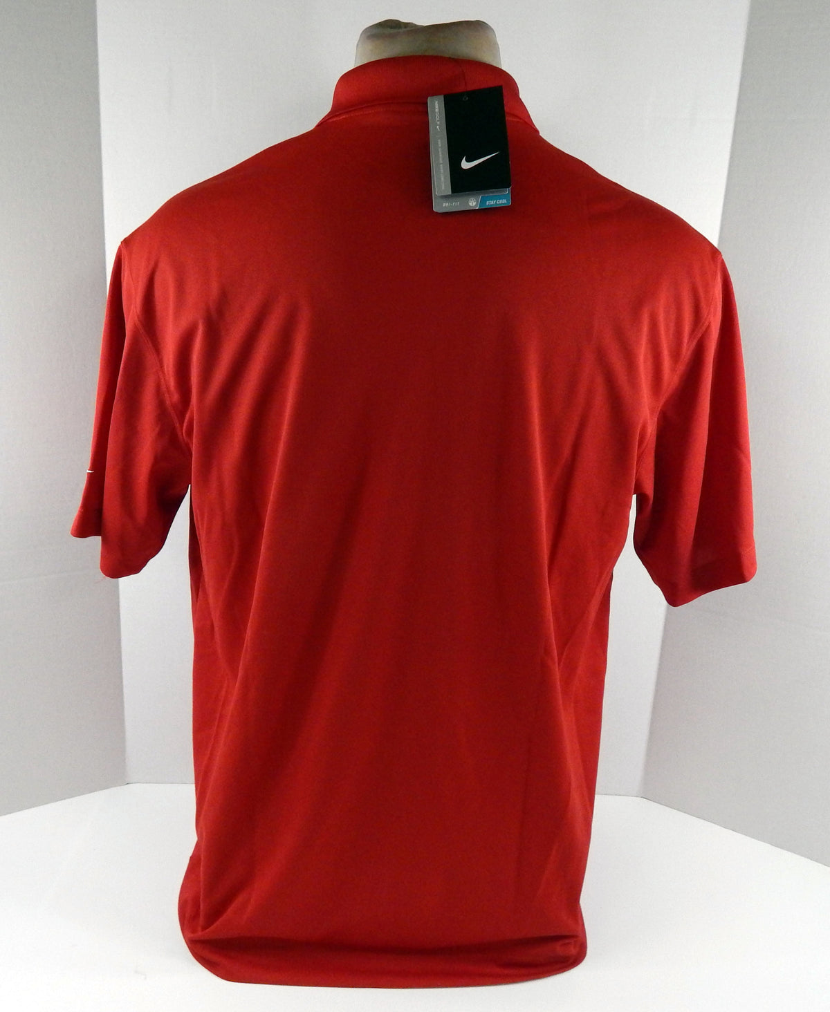 2017-18 Mens Detroit Pistons Authentic Red Polo Shirt Nike Golf NWT L 357S Pic2