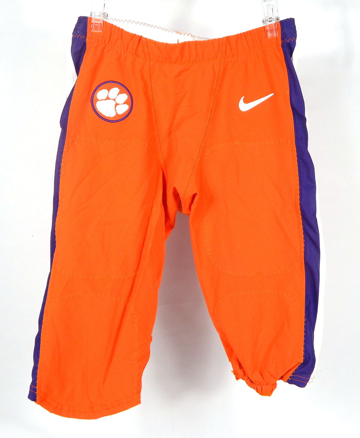 2016-18 Clemson Tigers Game Issued Pos Used Orange Game Pants Nike 34 025S