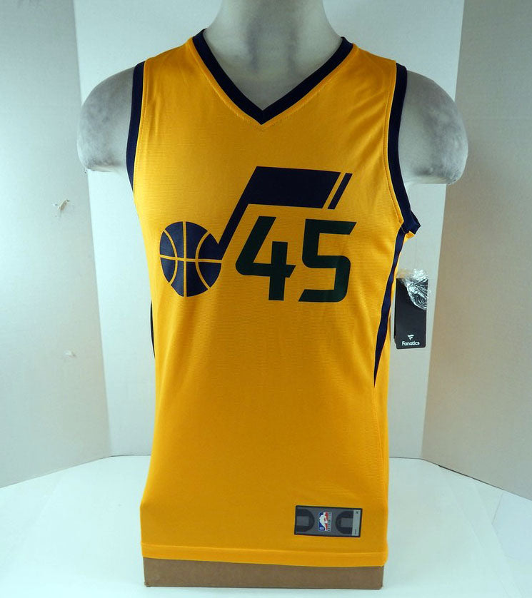 2018 Mens Utah Jazz Donovan Mitchell #45 Yellow Jersey Fanatics NWT S 0S