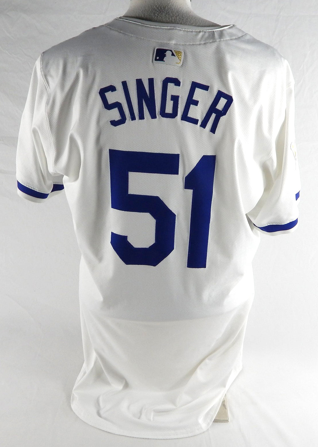 2024 Kansas City Royals Brady Singer #51 Game Issued White Jersey 46 073 Pic2