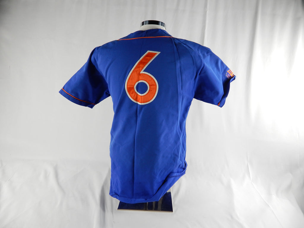 2000's Boise State Broncos #6 Game Used Blue Jersey Softball L 154 Pic2