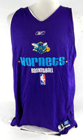 2002-06 New Orleans Hornets #5 Game Used Purple Practice Jersey XL 026