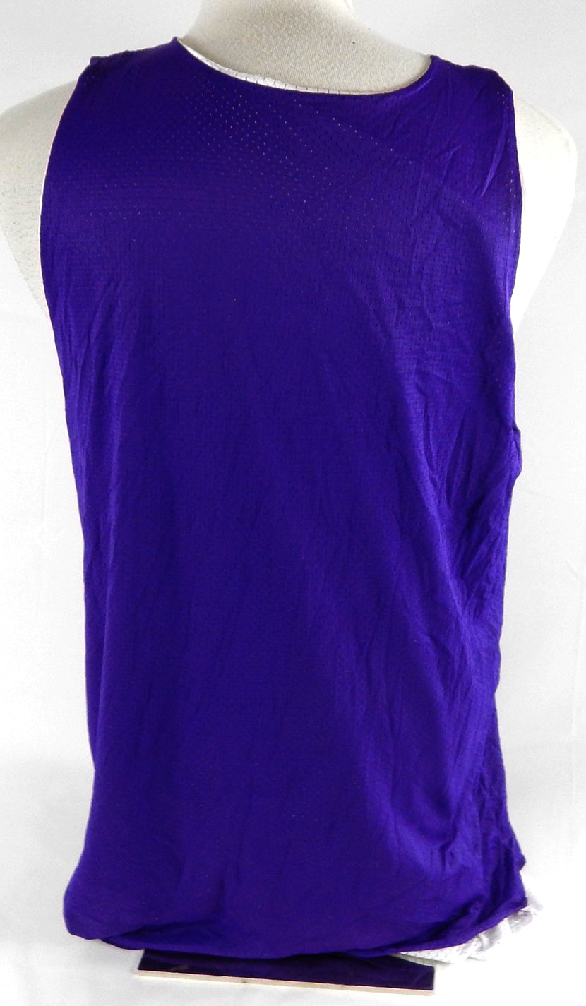 2002-06 New Orleans Hornets #5 Game Used Purple Practice Jersey XL 026 Pic2