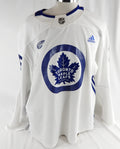 2018-19 Toronto Maple Leafs Conor Timmins #25 Game Used White Practice Jersey 3