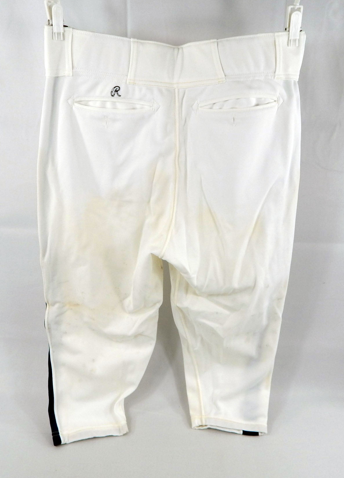 1991 Houston Astros Matt Galante #48 Game Used White Pants 38 601 Pic2