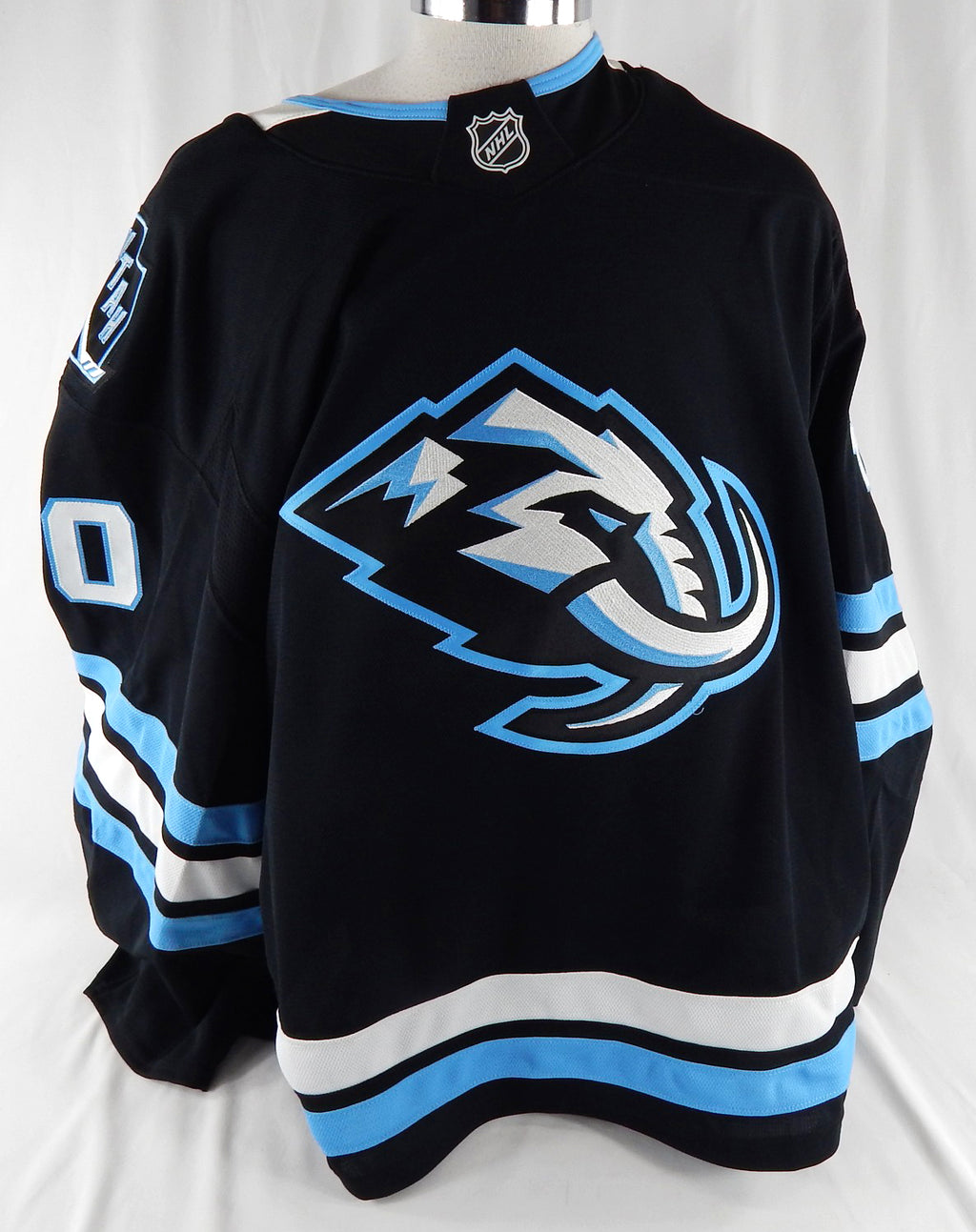 2025-26 Utah Mammoth Ivans Kufterins #40 Game Issued Black Jersey 58G 343