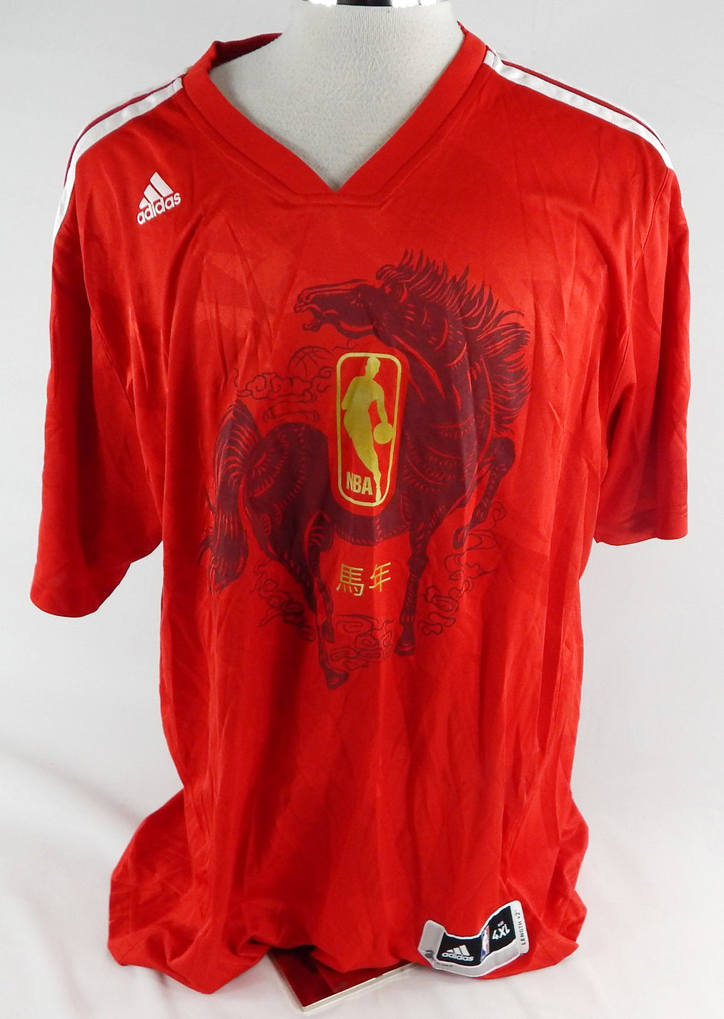 2012-13 Orlando Magic Kyle O'Quinn #2 Game Used Red Shirt Chinese New Year 5