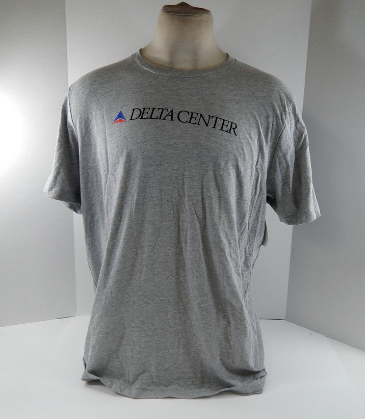 2023-24 Mens Utah Jazz Authentic Grey Shirt Delta Center Canvas NWT 2XL 75S Pic2