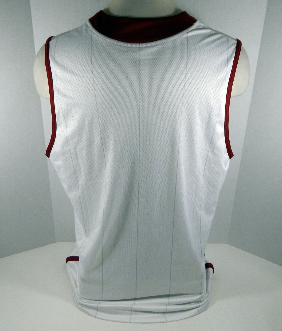 2011-12 Alabama Crimson Tide Blank # Game Issued White Jersey BAMA00215 Pic2